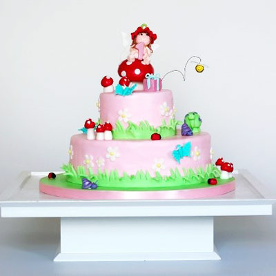 Princess Lady Bug Cake